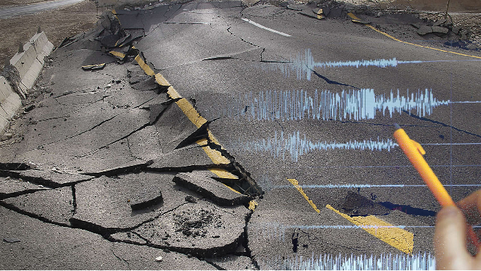terremoto in california immagini NASA
