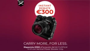 FUJIFILM X-H1 con Vertical Power Booster, come risparmiare 300 euro
