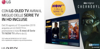LG OLED TV 2019, se ne compri uno in regalo 6 mesi di serie TV NOWTV