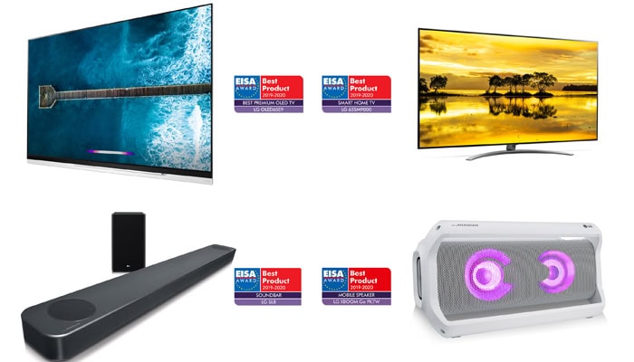 LG premiata agli EISA Awards per i prodotti di Home Entertainment