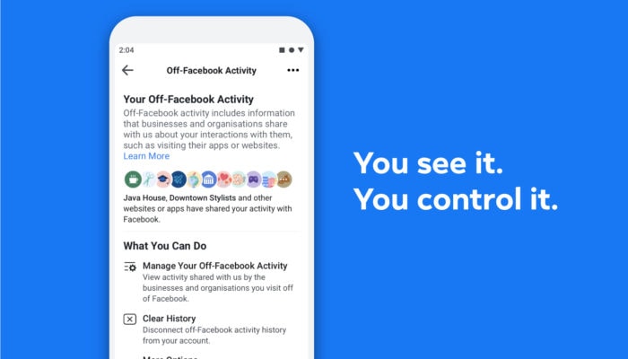 Facebook, ora puoi vedere i dati che le app e i siti web condividono