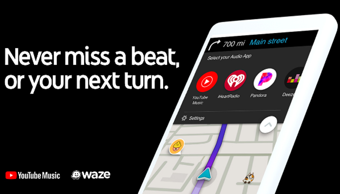 Waze Audio Player ha un nuovo partner: benvenuto YouTube Music