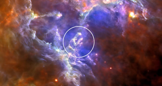 nebulosa aquila pilastri della creazione