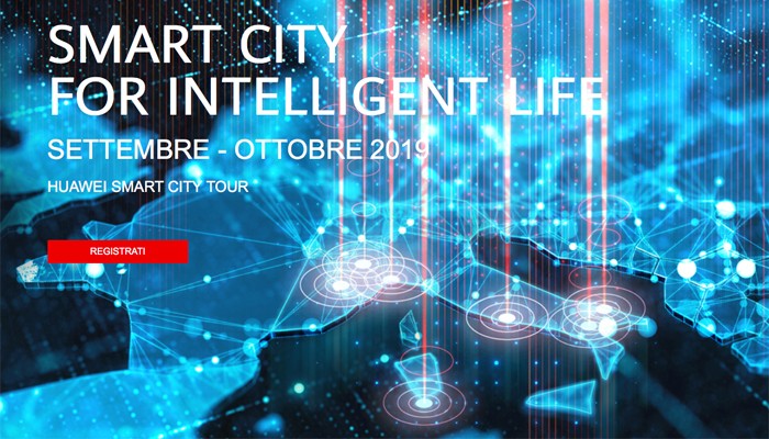Huawei Smart City Tour, un roadshow per digitalizzare l'Italia