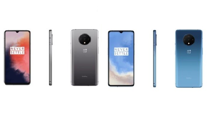 OnePlus 7T Frosted Silver Glacier Blue