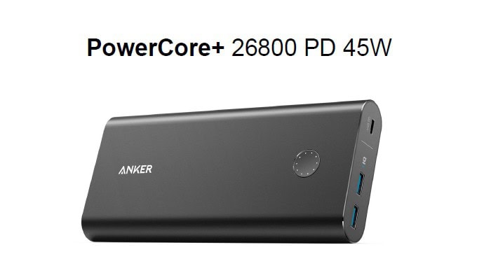 PowerCore+ 26800 PD 45W PowerCore+ 26800 PD 45W