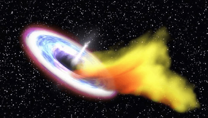 esplosione buco nero NASA