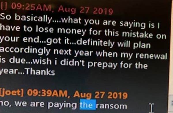 riscatto ransomware dentisti