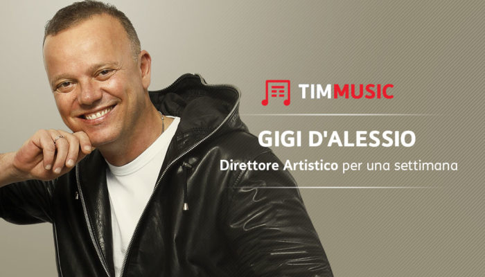 Gigi D’Alessio Direttore Artistico per una settimana per TIM Music
