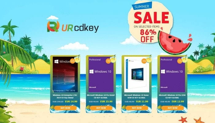 URCDKey, per acquistare Windows 10 e pacchetto Office a meno di 15 euro