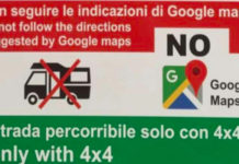 cartelli anti google maps