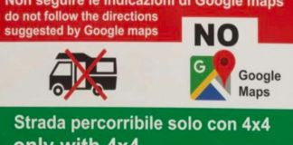 cartelli anti google maps
