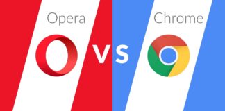 google chrome opera browser