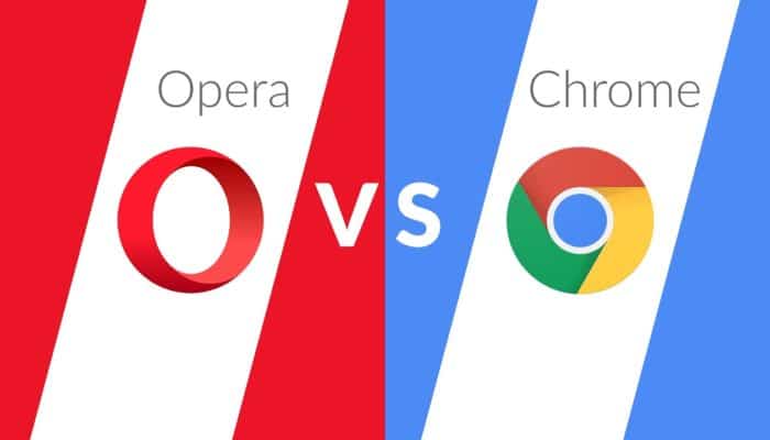 google chrome opera browser