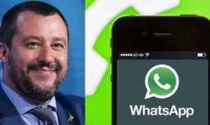 matteo salvini whatsapp