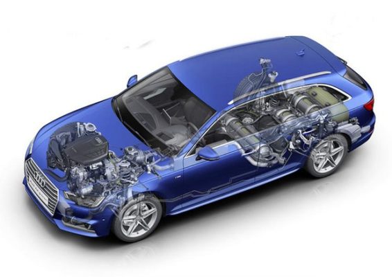 motore ibrido diesel-elettrico