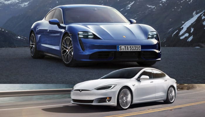 tesla e porsche si sfidano a colpi di record