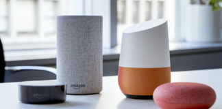 smart speaker amazon e google