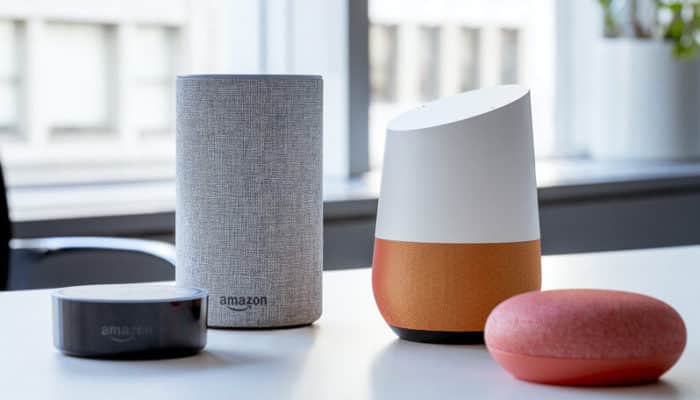 smart speaker amazon e google