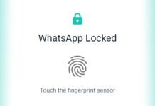 whatsapp fingerprint impronta digitale