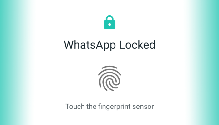 whatsapp fingerprint impronta digitale