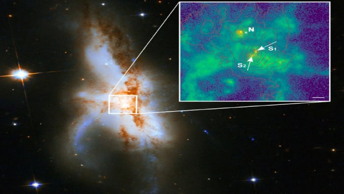 buchi neri in ngc 6240