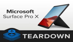 microsoft surface pro x teardown ifixit