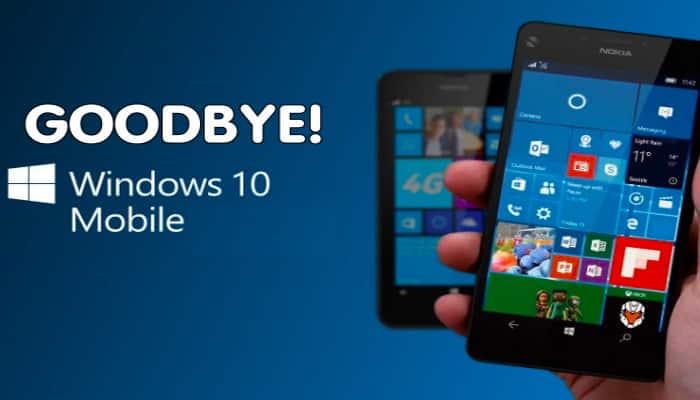windows 10 mobile addio