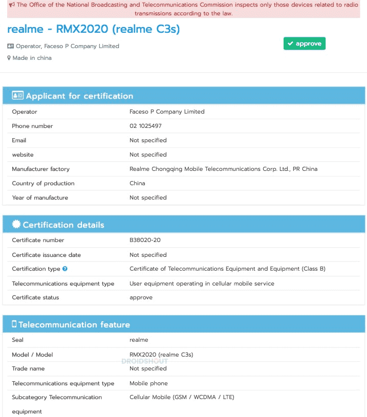 realme-c3s