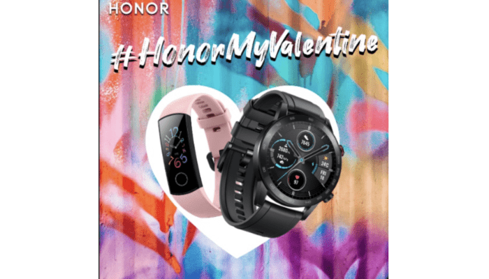 HONOR: San Valentino con smartphone e wearable con #HONORMYVALENTINE