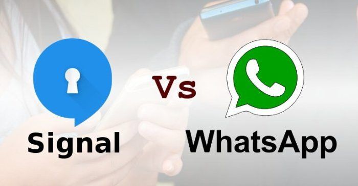 signal contro whatsapp