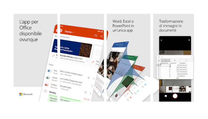 Microsoft Office, l’app è adesso disponibile per gli smartphone Android