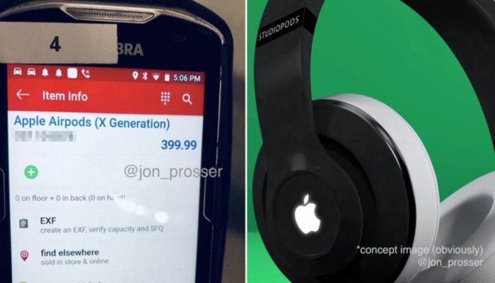 airpods-apple-iphone-x-cuffie-over-ear-nuove