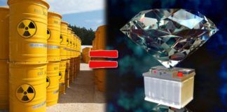 diamanti batteria scorie nucleari