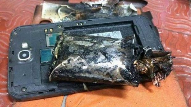 batterie smartphone esplose