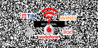 down rete TIM Vodafone Wind Tre Iliad