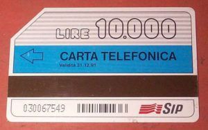 schede telefoniche rare