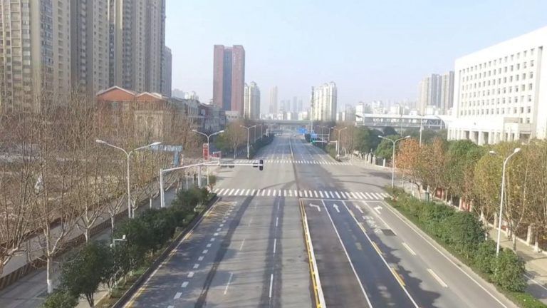 coronavirus wuhan ripresa dal drone