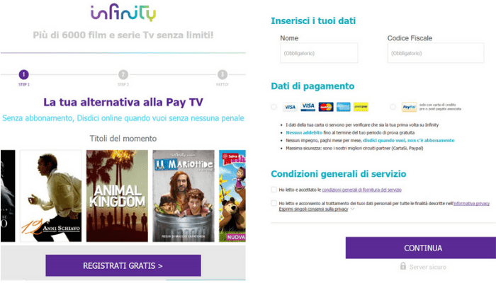 infinity-TV-PayPal