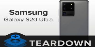 Samsung, Galaxy S20, Galaxy S20 Ultra, iFixit, teardown
