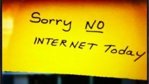 blackout internet