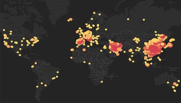 mappa Coronavirus Italia