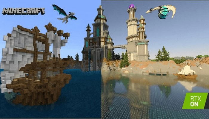Minecraft con RTX è un vero spettacolo, Beta disponibile da domani