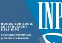bonus 600 euro iNPS
