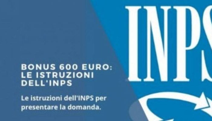bonus 600 euro iNPS