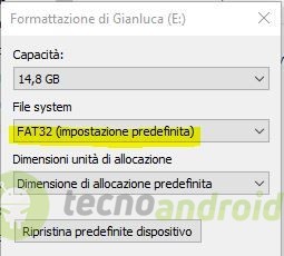formattazione huawei p40 pro