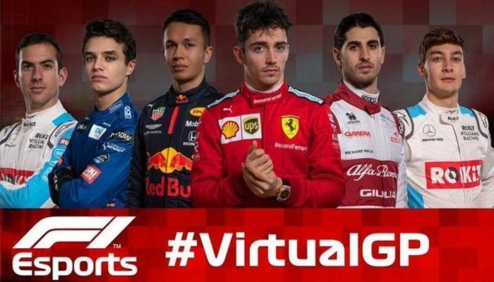 F1, Formula 1, Virtual GP, Brasile, Interlagos, Ferrari, Mercedes, Red Bull, Charles Leclerc, Alex Albon