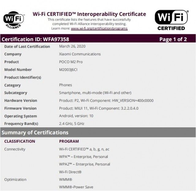 Poco-M2-Pro-Wi-Fi