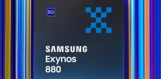 Samsung, Exynos 880, SoC, 5G, mid-range