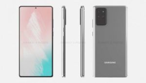 Samsung Galaxy Note 20 rendes CAD